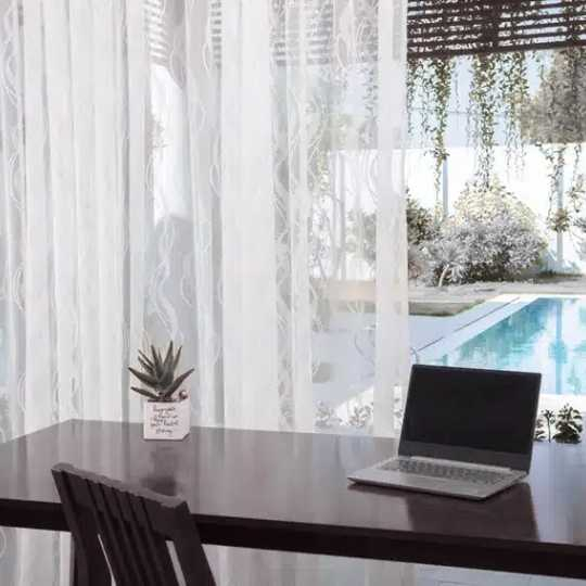 Rèm Voan Hoa Văn Nhẹ