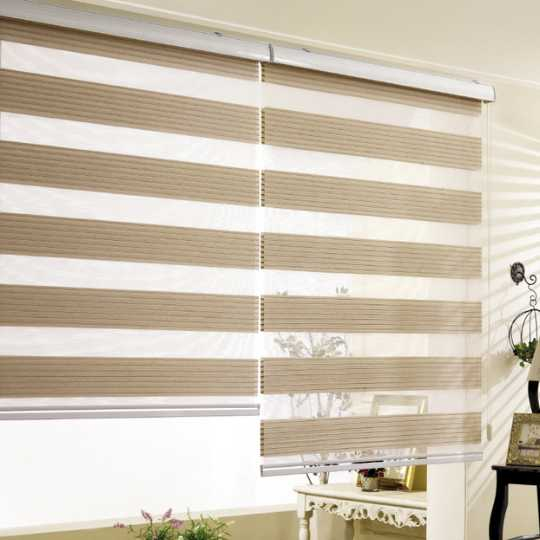 Rèm Cuốn Cầu Vồng Vàng Kem